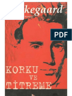 Korku Ve Titreme S Kierkegaard