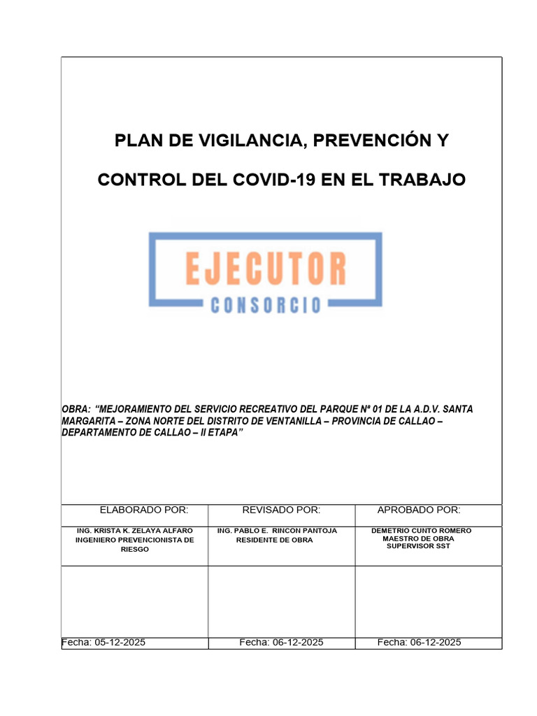 Plan Covid | PDF | Lavado de manos