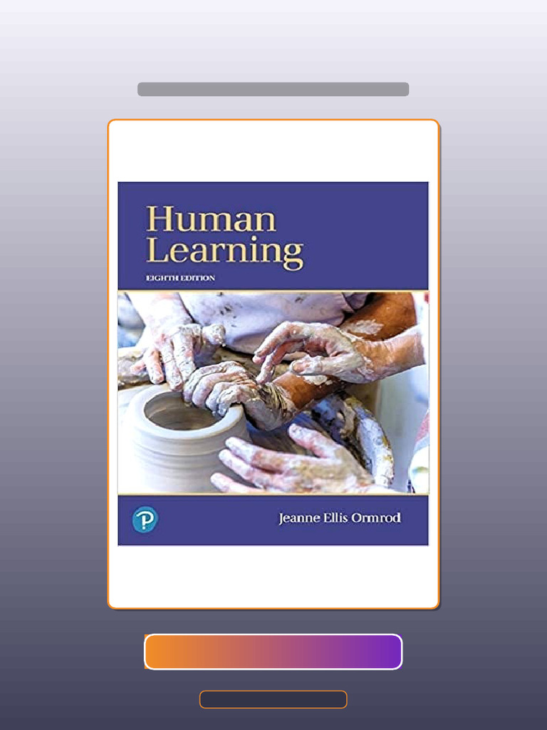 Test Bank for Human Learning 8th Edition | PDF | Science | Multiple Choice