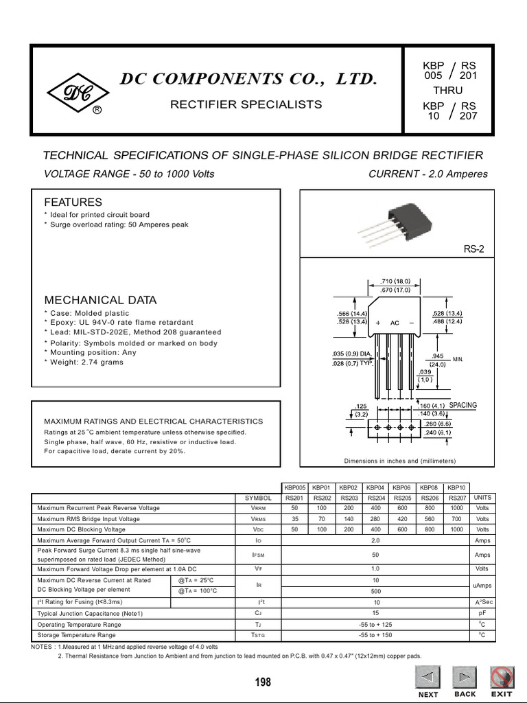 RS207_DcComponents | PDF