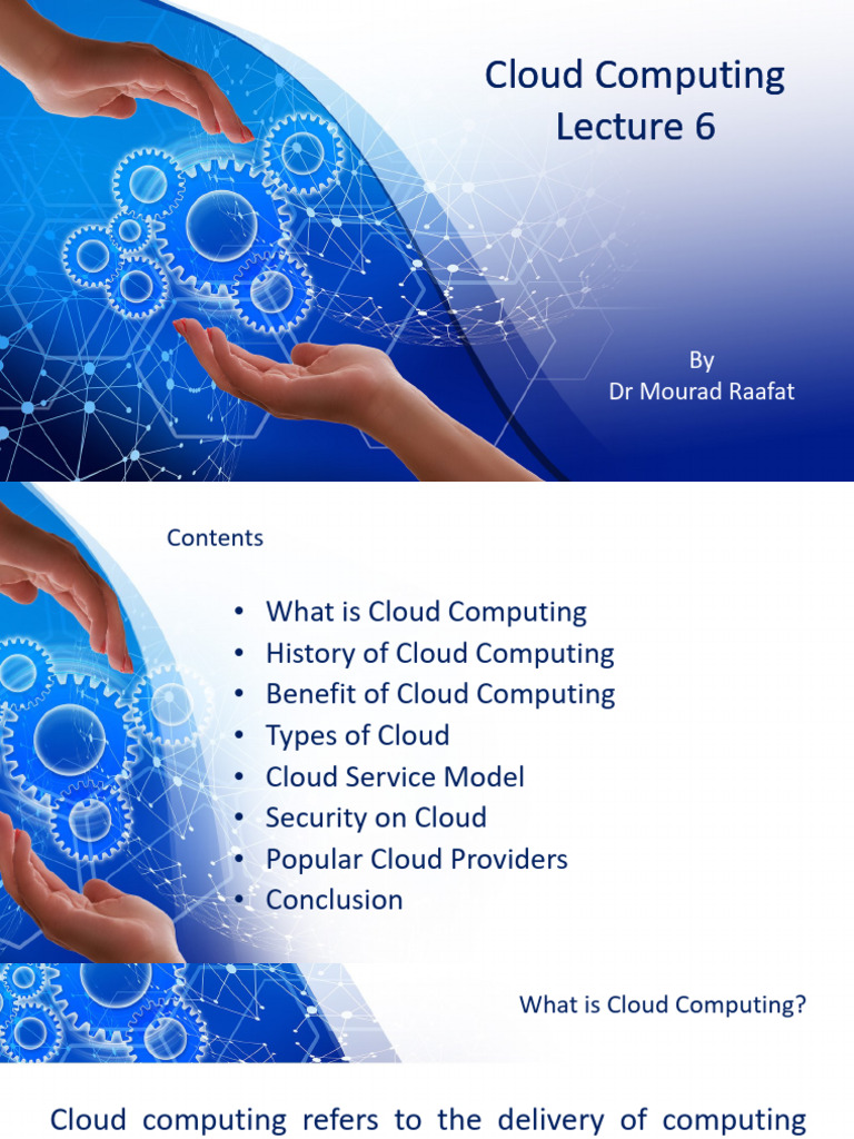 Cloud 1 | PDF | Cloud Computing | Software As A Service