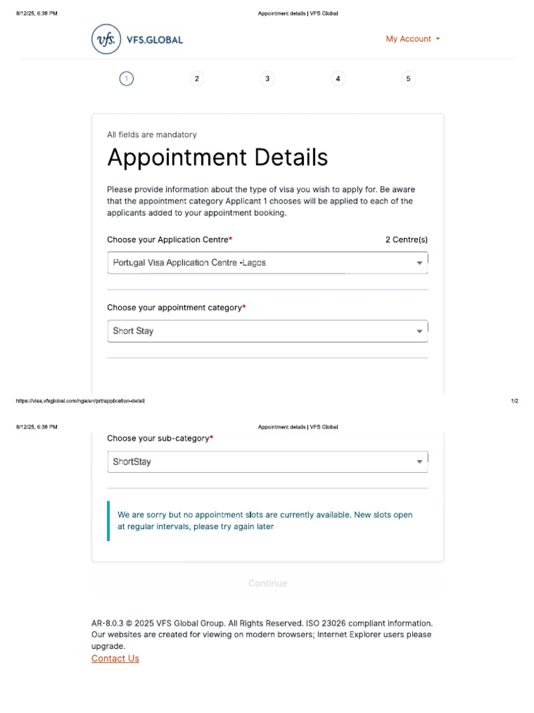 Appointment Page | PDF
