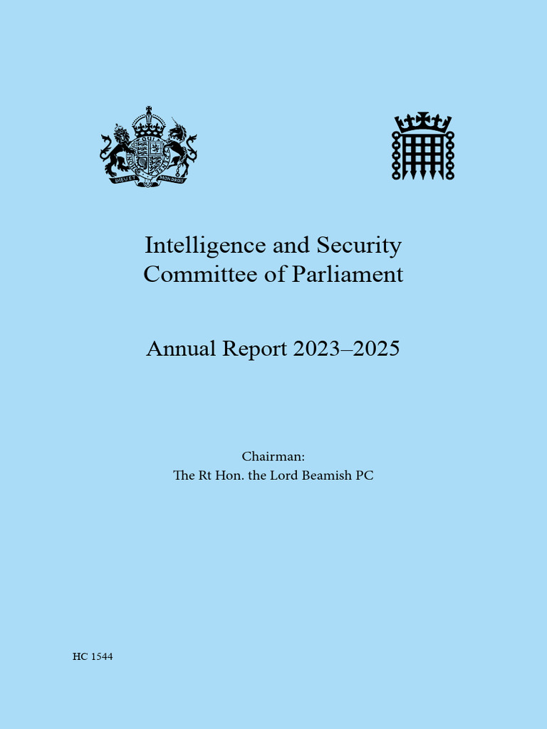 ISC Annual Report 2023-2025 Summary | PDF | Parliament Of The United ...