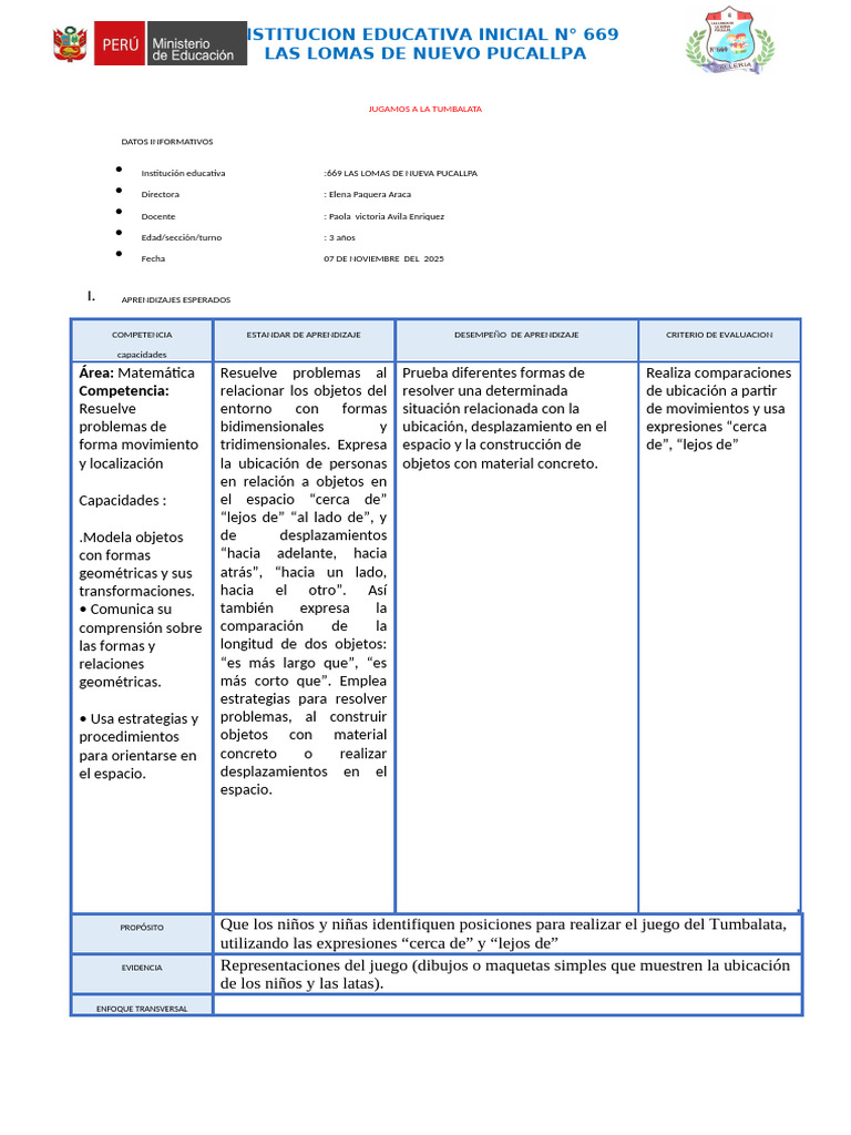 7 D Enoviembre | PDF | Maestros | Aprendizaje