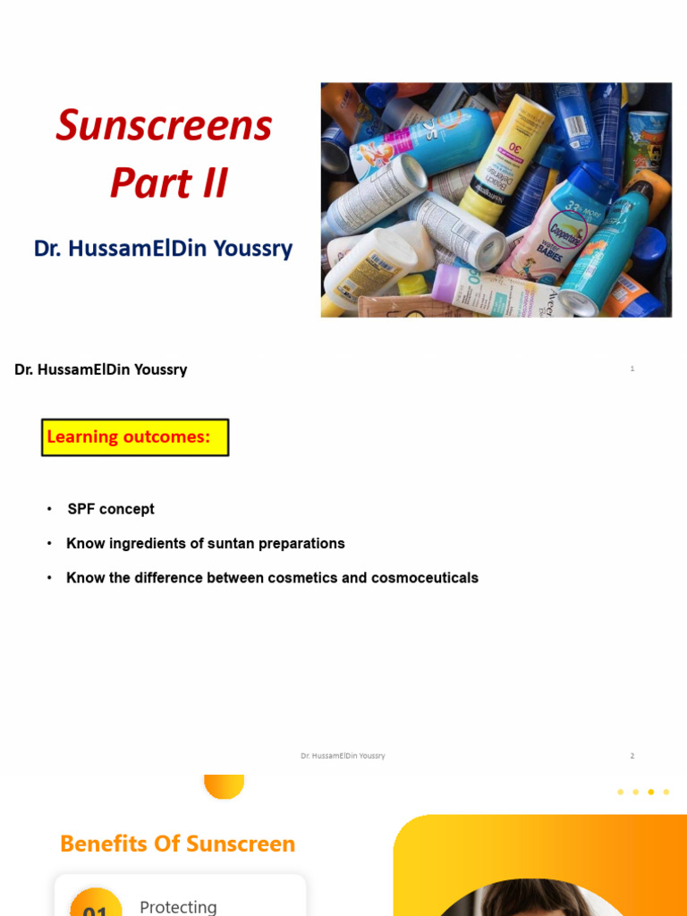 Comprehensive Guide to Sunscreens | PDF | Sunscreen | Ultraviolet