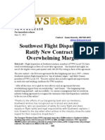 Southwest Flight Dispatchers Ratify New Contract by Overwhelming Margin