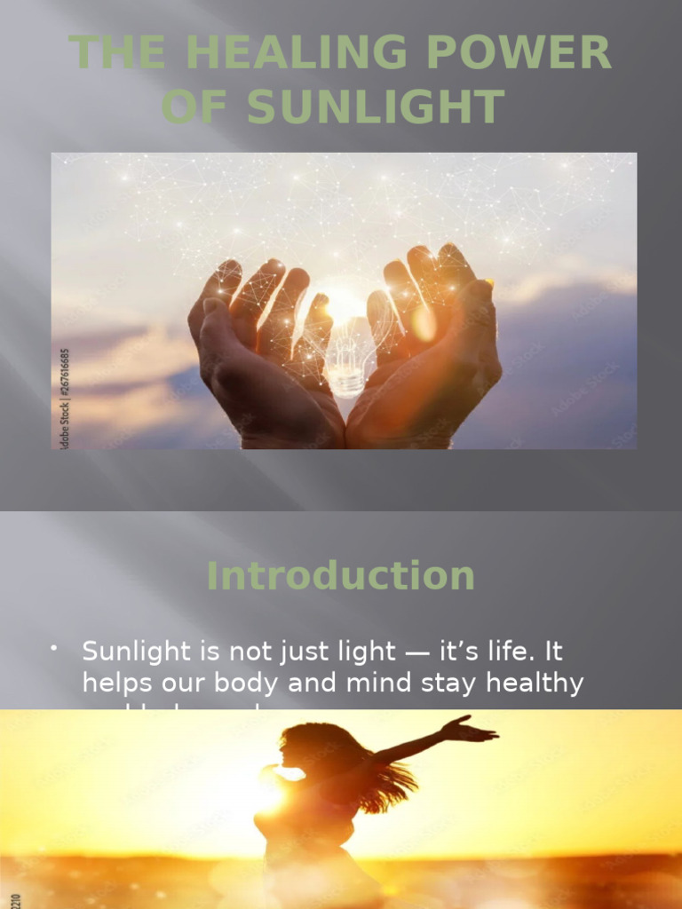The Healing Power of Sunlight | PDF