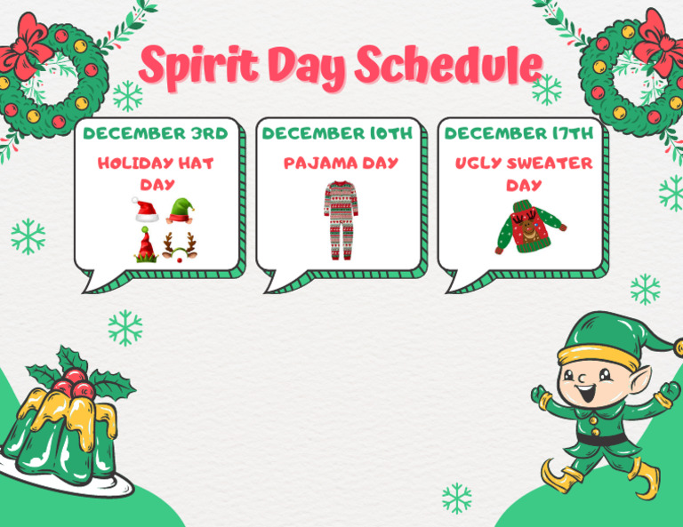 December Spirit Days | PDF