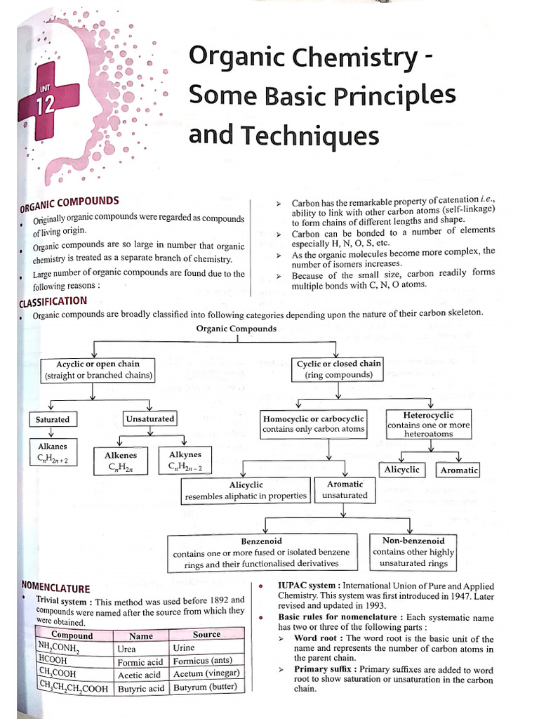 Some Basic Principles of Organic Chemistry | PDF