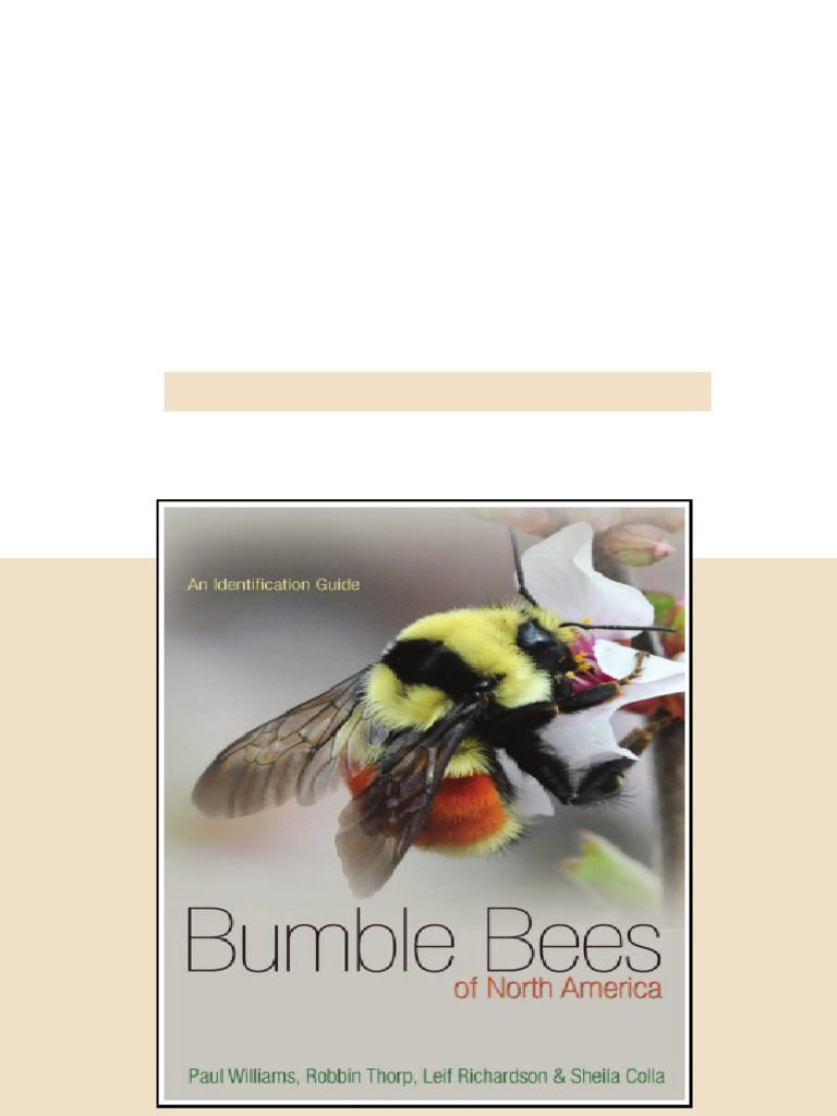 Ebook) Bumble bees of North America: an identification guide by Colla,  Sheila;Richardson, Leif;Thorp, Robbin W.;Williams, Paul Hugh ISBN  9781785396014, 1785396013 digital download | PDF | Bumblebee | Bees, image size:768x1024
