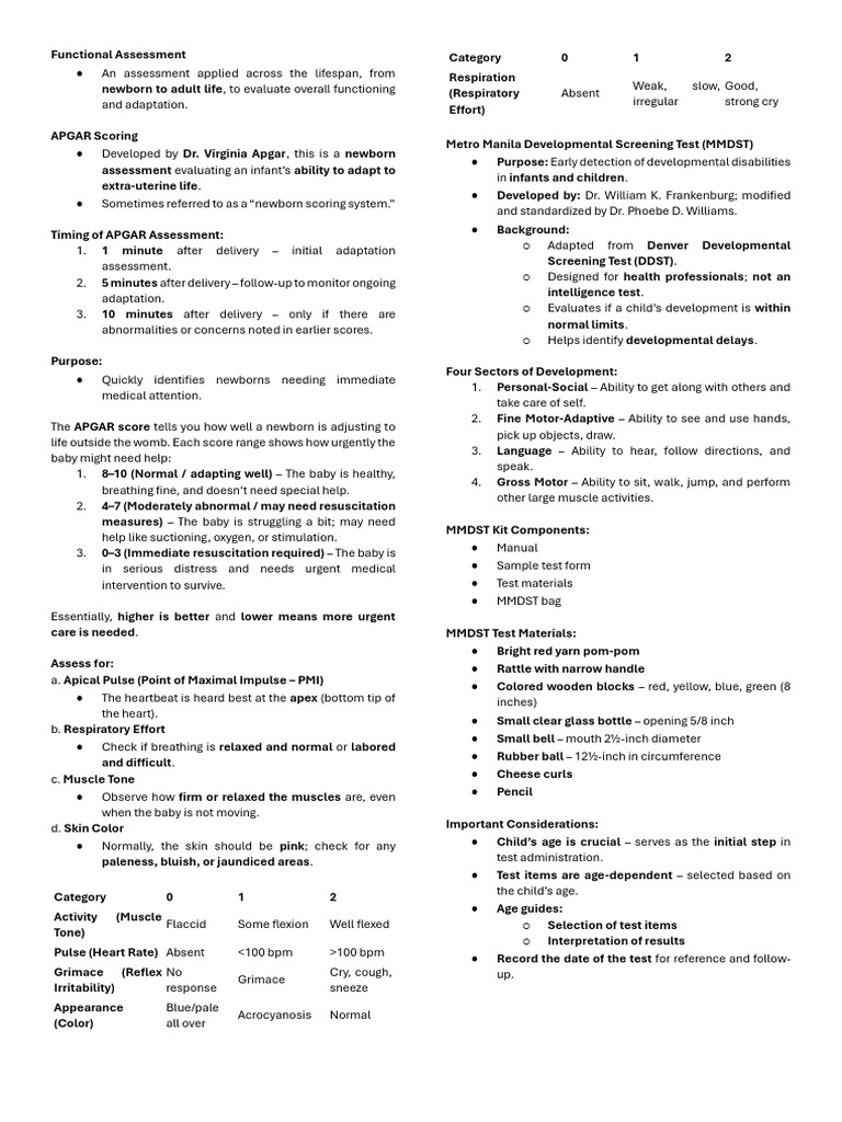 Newborn and Child Development Assessments | PDF | Infants | Informed ...