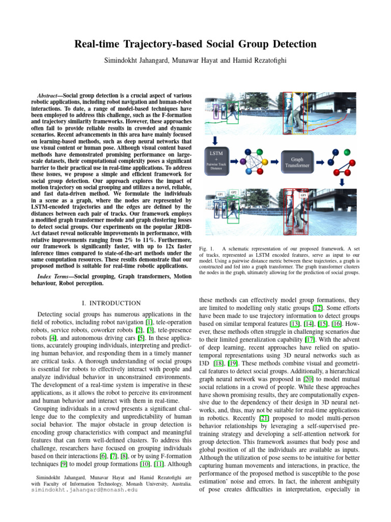 Real-time Social Group Detection Framework | PDF | Eigenvalues And ...
