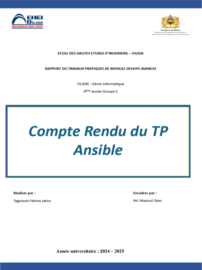 TP Ansible : Installation et Configuration | PDF | Enveloppe de ...