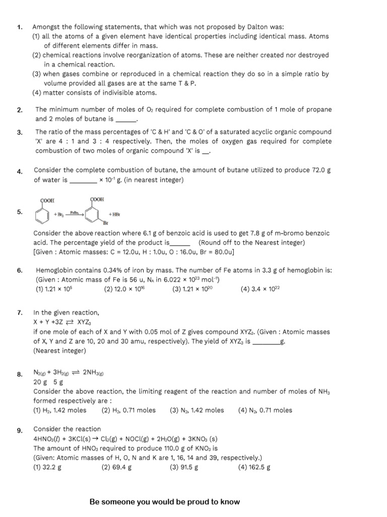 Some Basic Concepts 1-9-25 | PDF | Molecules | Applied And ...