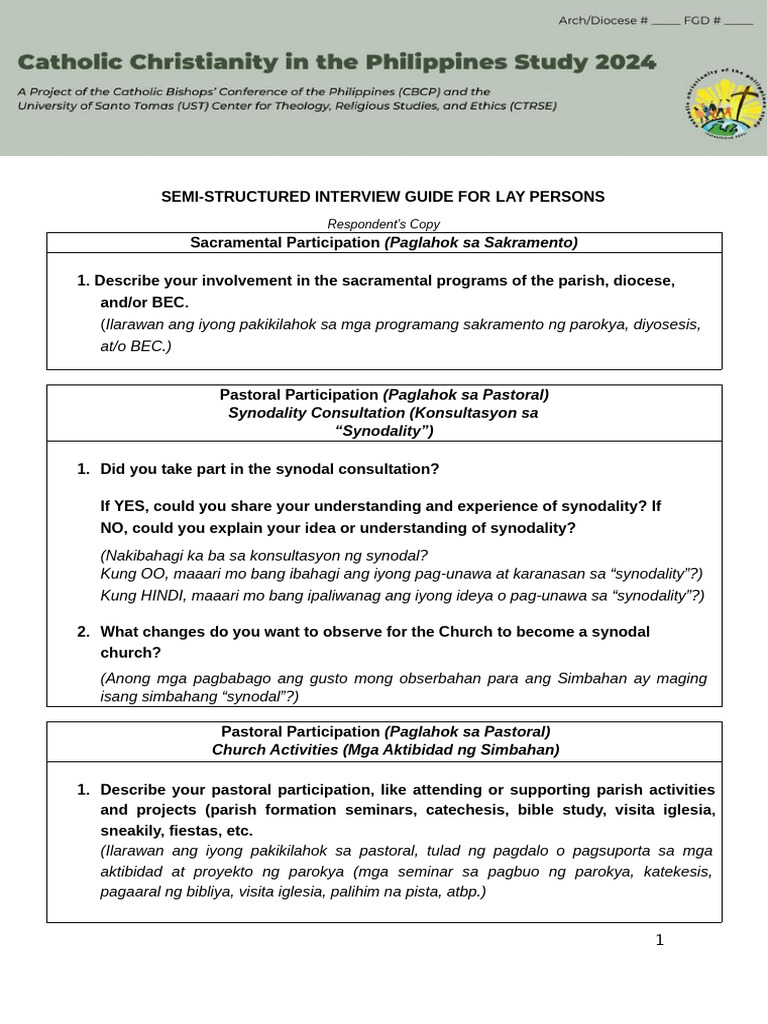 Lay Persons | PDF