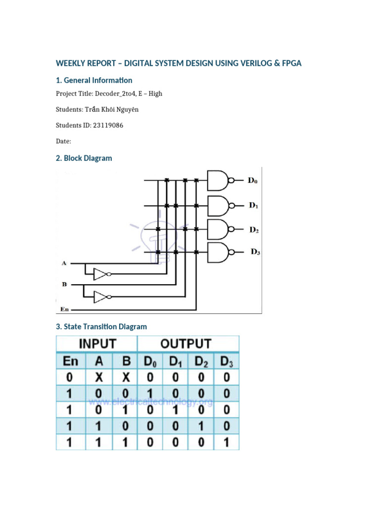 Decoder 2to4 E High | PDF