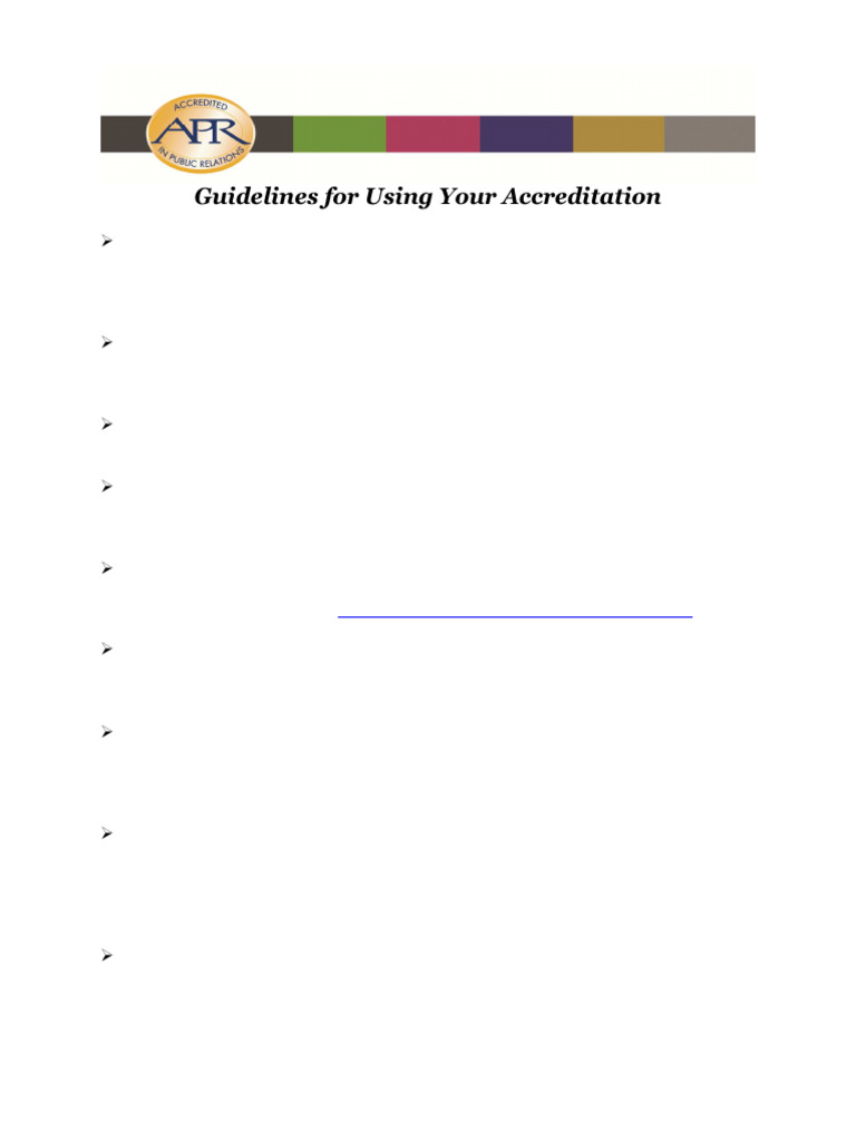 Apr Guidelines | PDF