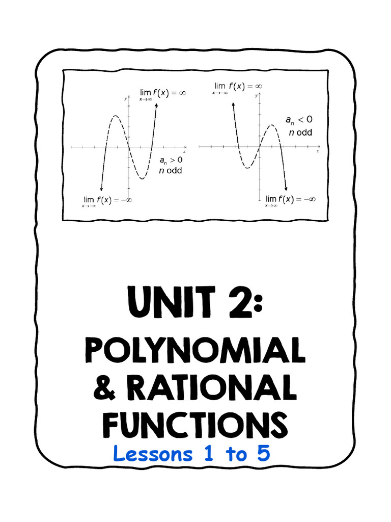 Polynomial and Rational Functions Guide | PDF | Zero Of A Function ...