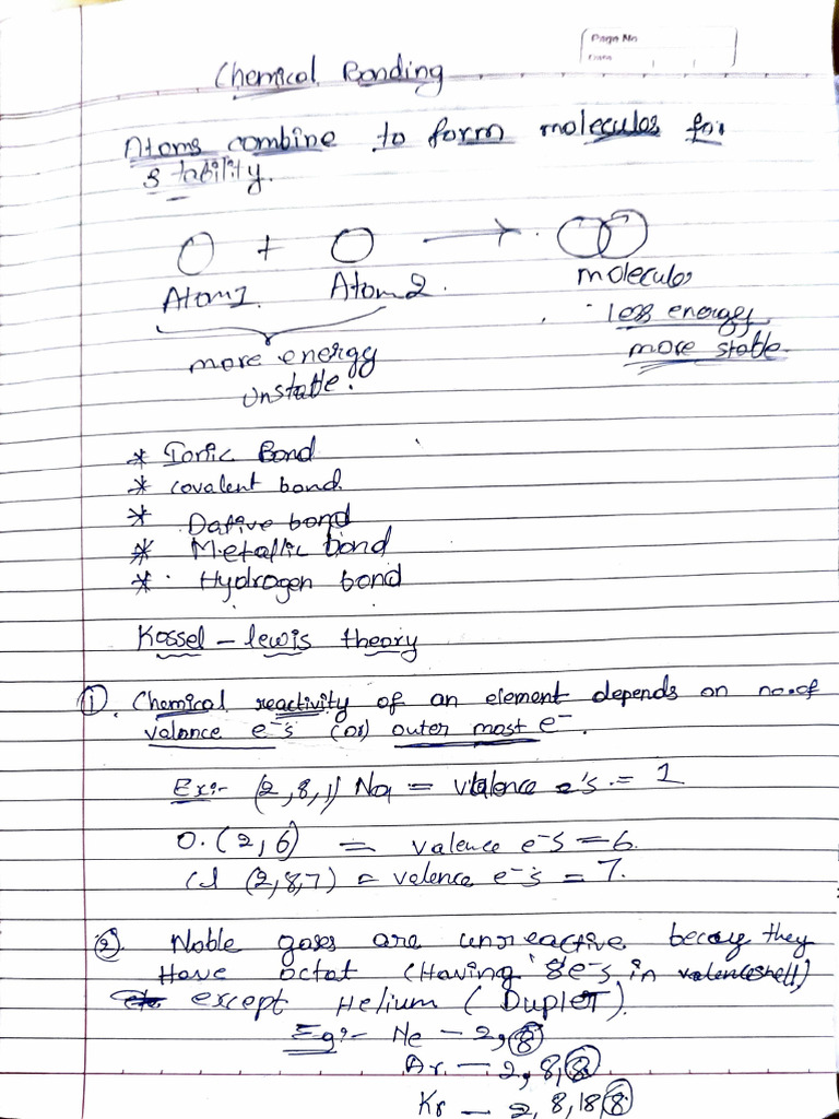 Chemical Bonding | PDF