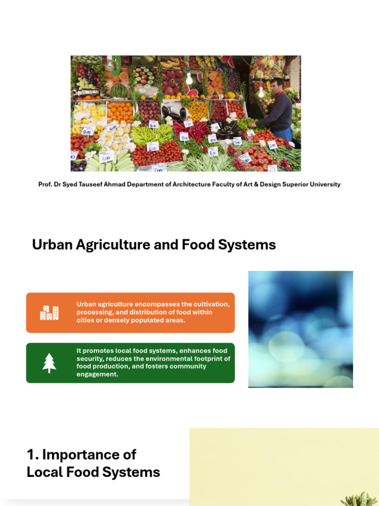 Urban Agriculture & Local Food Systems | PDF | Urban Agriculture ...