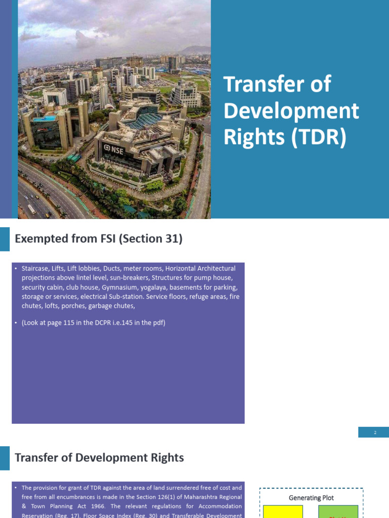 TDR Rev | PDF | Housing