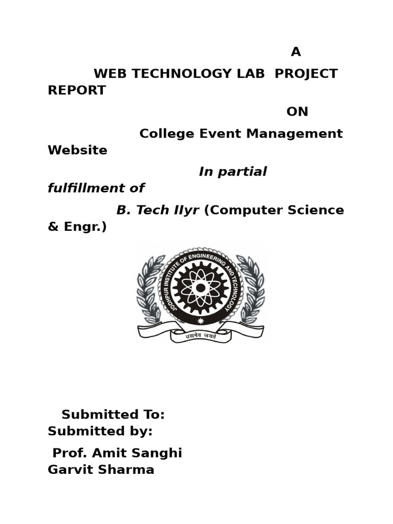 Web Technology Project File (Garvit) | PDF | Cyberspace | Information ...