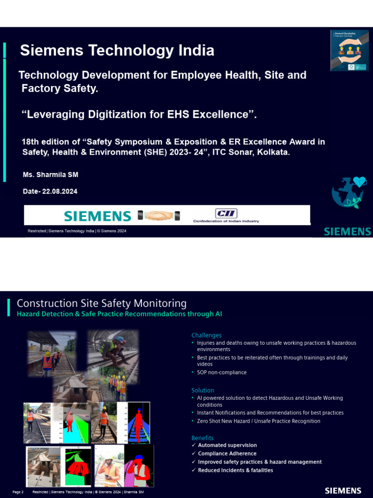 AI Solutions for Workplace Safety | PDF