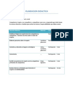 PLANEACION DIDACTICA Valores