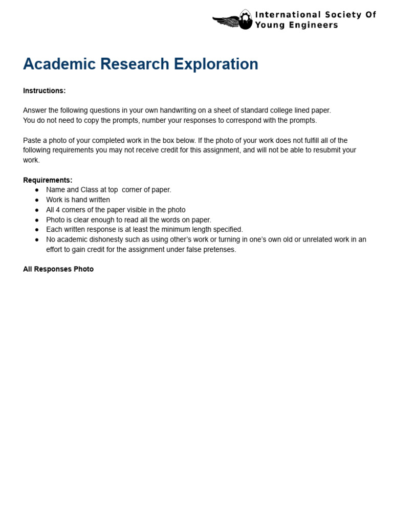 Academic Research Paper Assignment Guide | PDF | Cognition