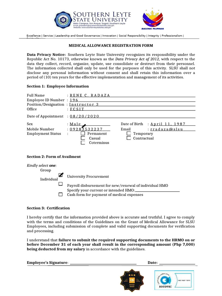 Forms-Revision | PDF | Employment