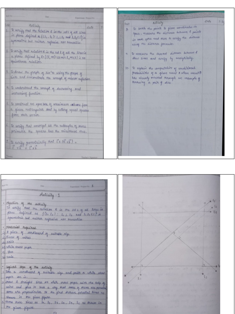 Maths Lab File 2025-26 - 250813 - 101345 | PDF
