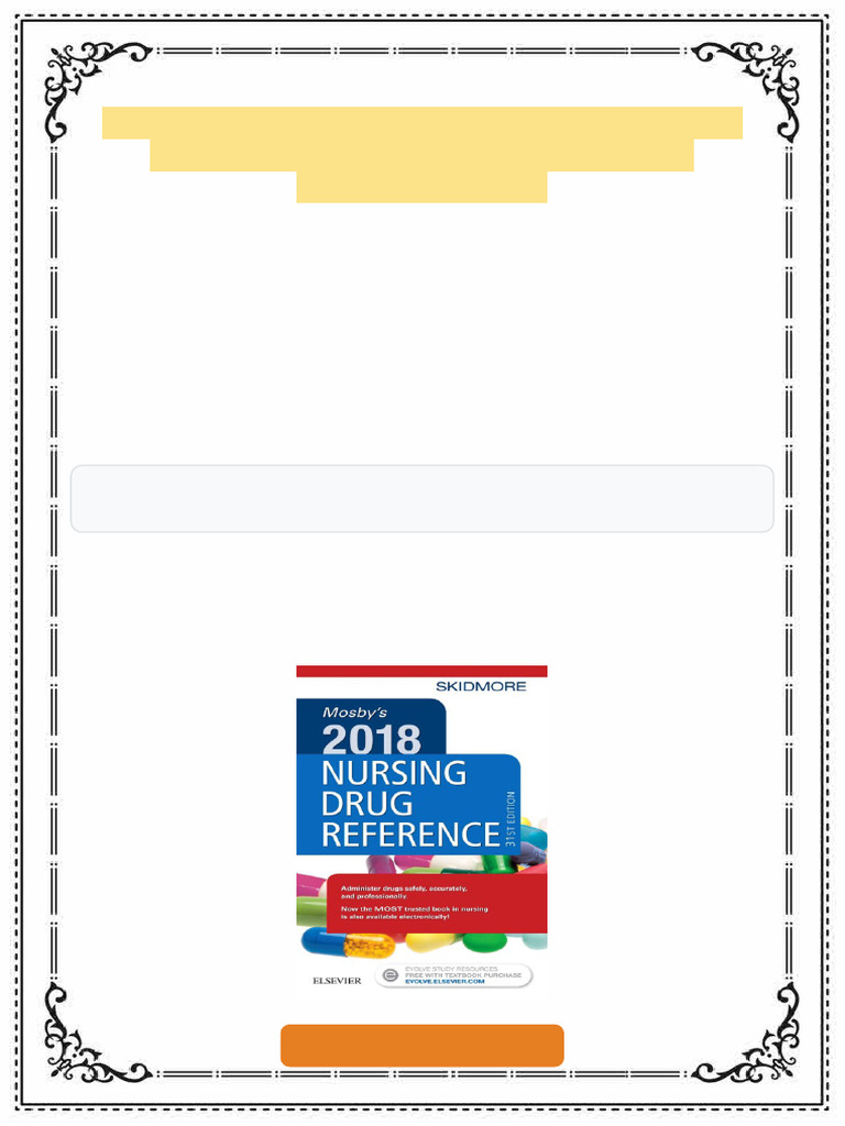 Mosby’s 2018 Nursing Drug Reference Linda Skidmore-Roth eBook digital ...