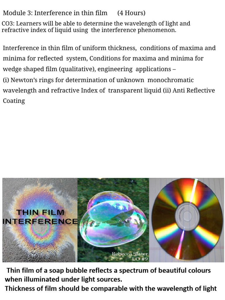 Thin Film Optical Interference67642662