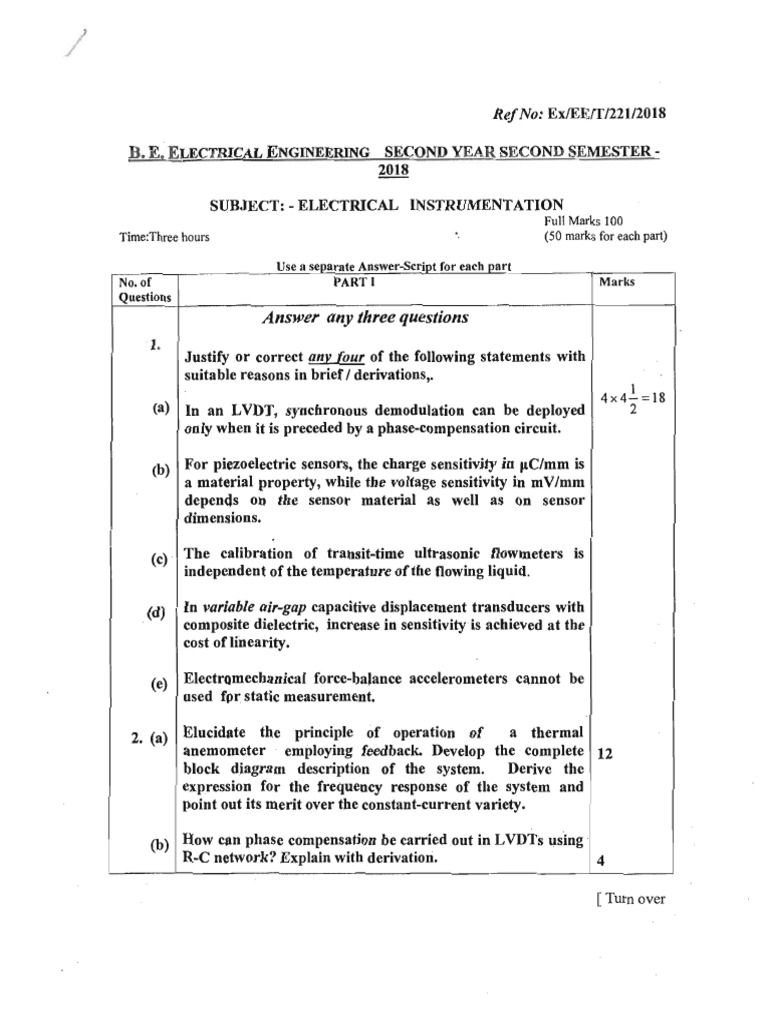 Electrical Instrumentation | PDF | Analog To Digital Converter | Capacitor
