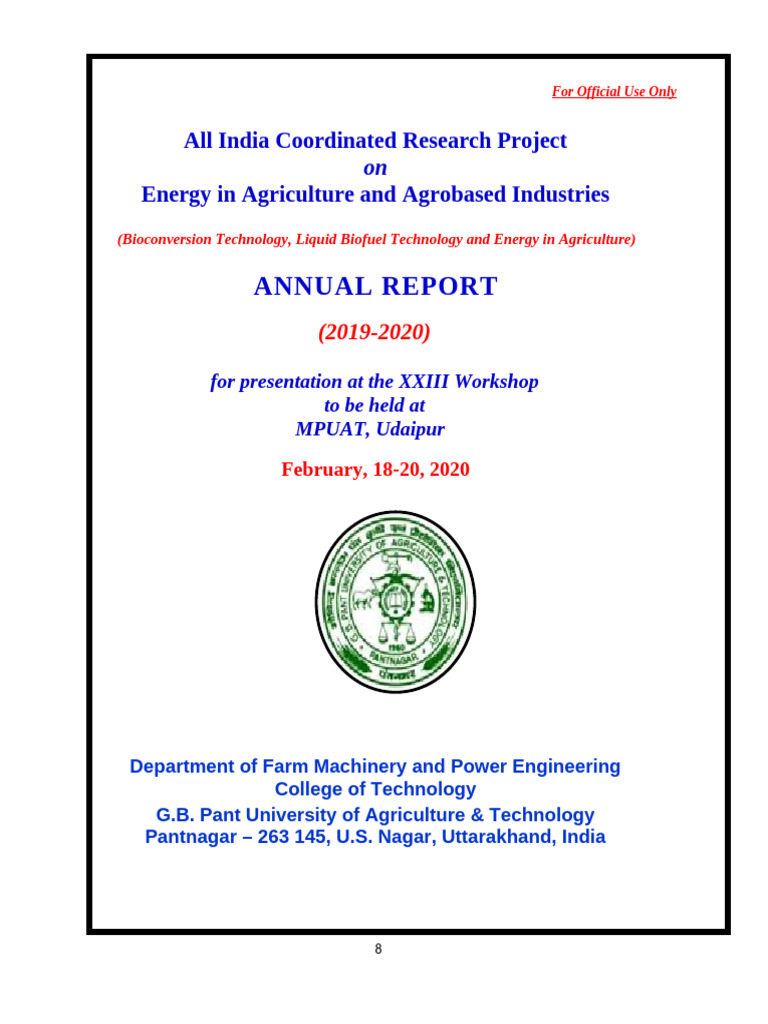Combine Report 2020 | PDF | Agriculture | Biofuel