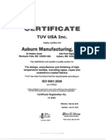2012 IS0 9001 Certificate