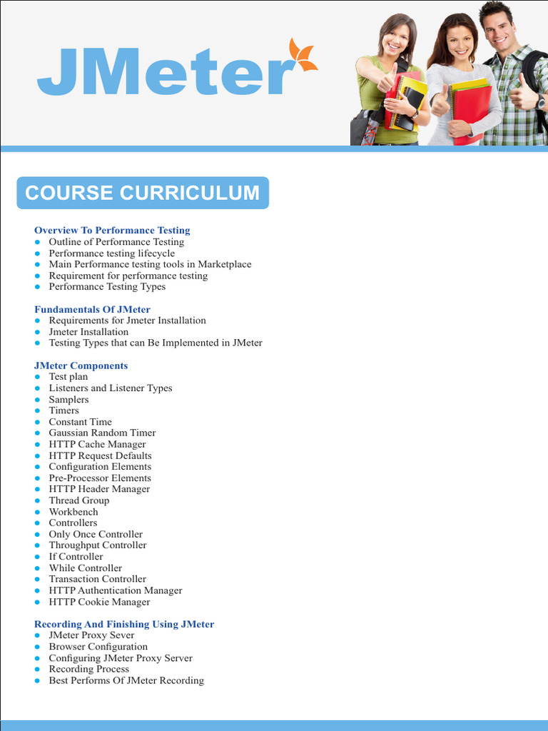 JMeter Performance Testing Curriculum | PDF | Proxy Server | Http Cookie