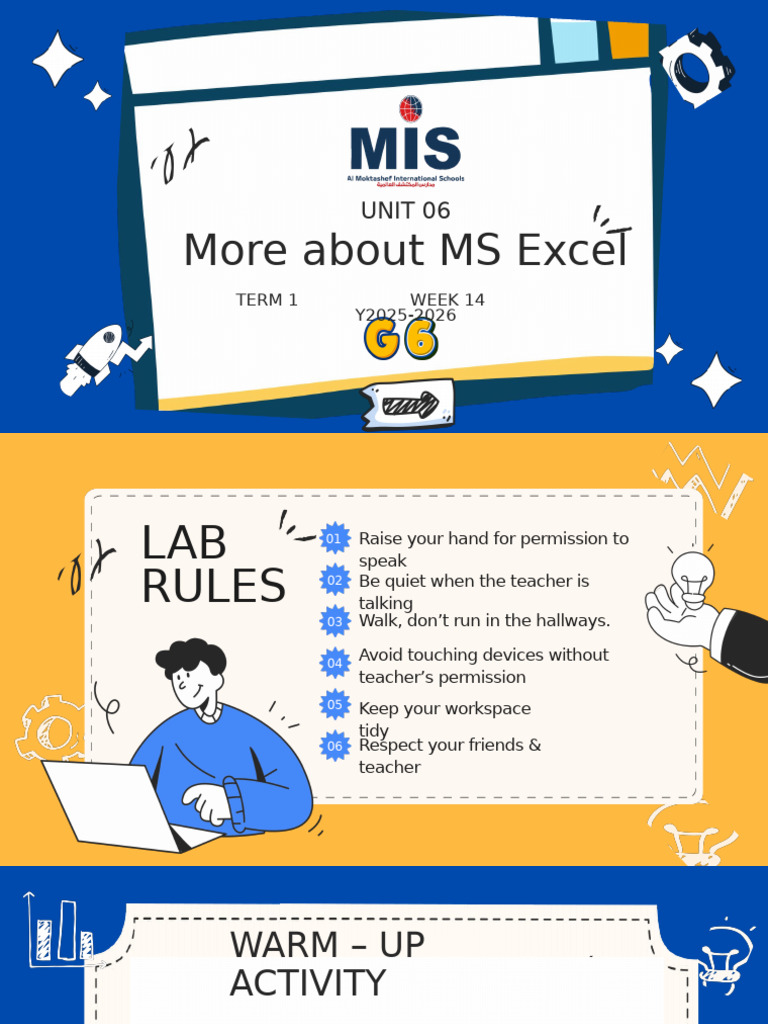 MS Excel Lab Activities and Rules | PDF