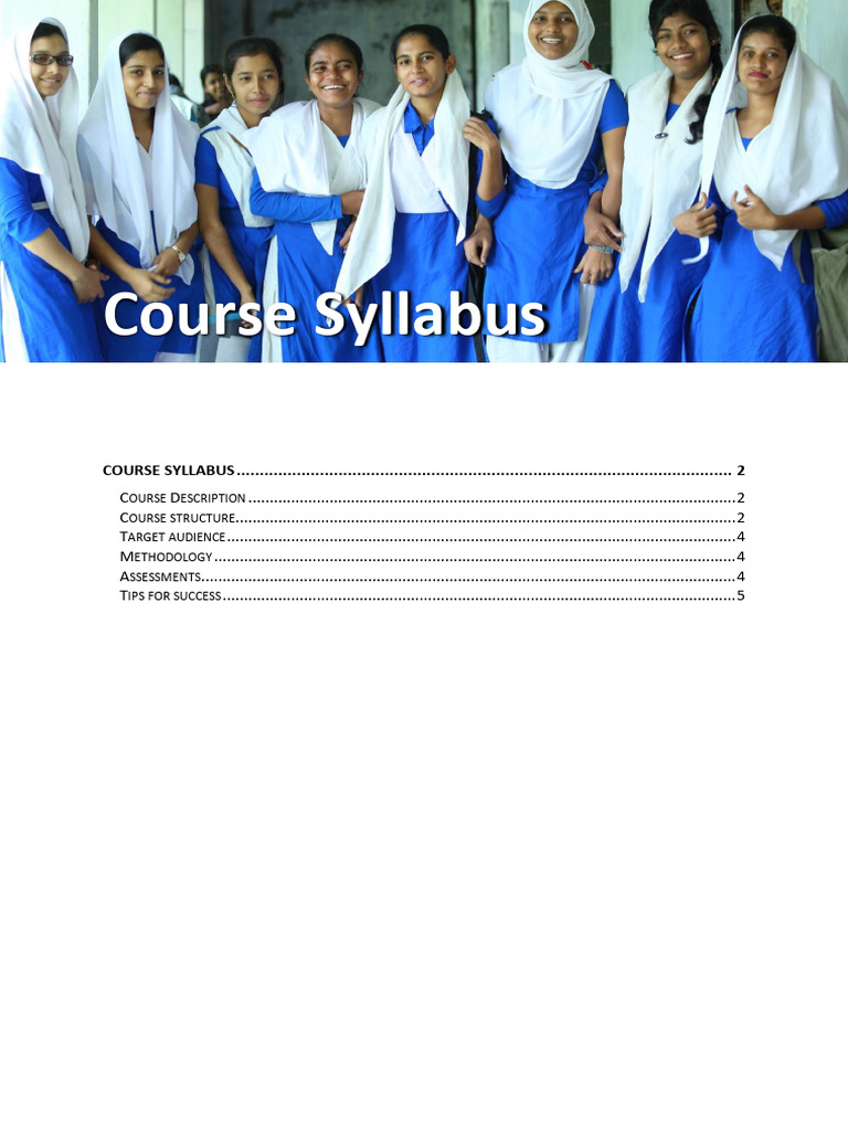 Course Syllabus | PDF