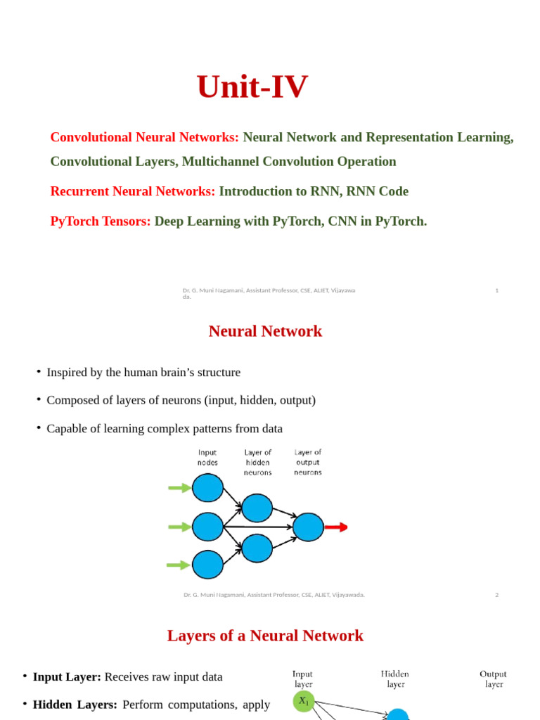Convolutional Neural Networks Overview | PDF | Deep Learning | Algorithms