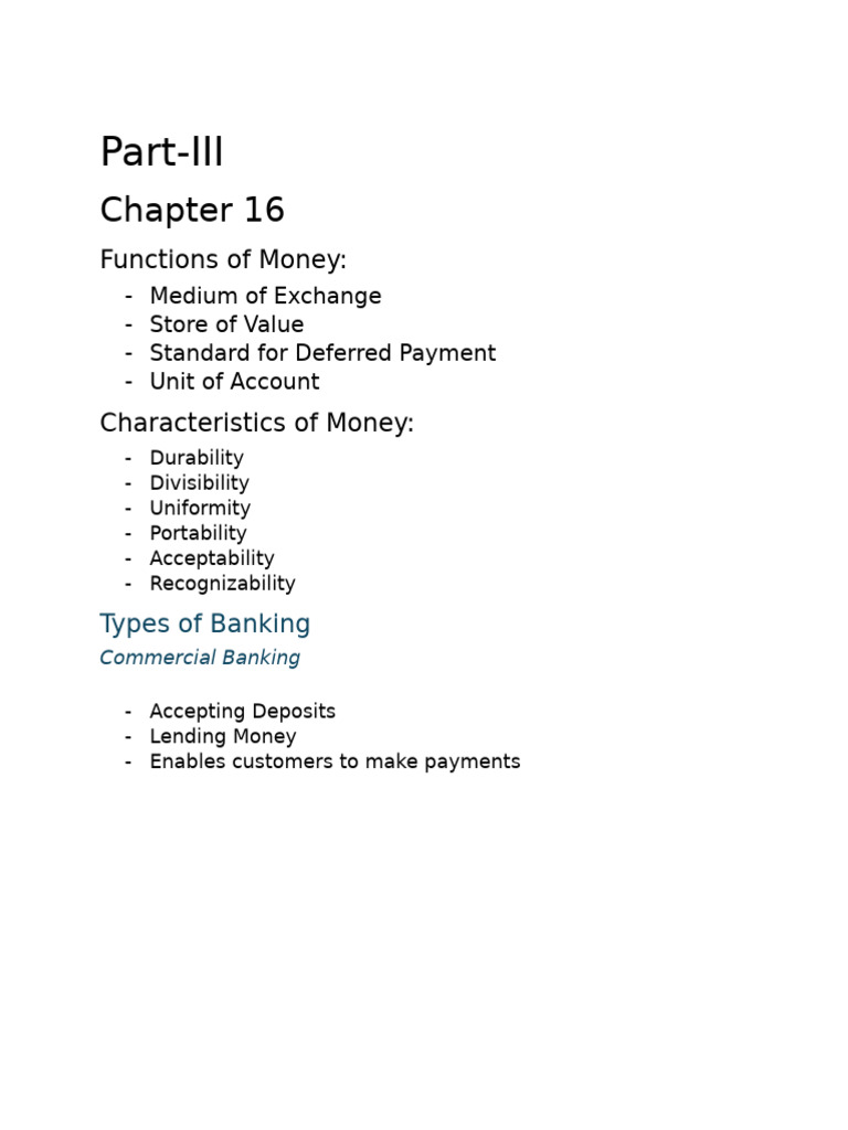 Economics Subheadings | PDF