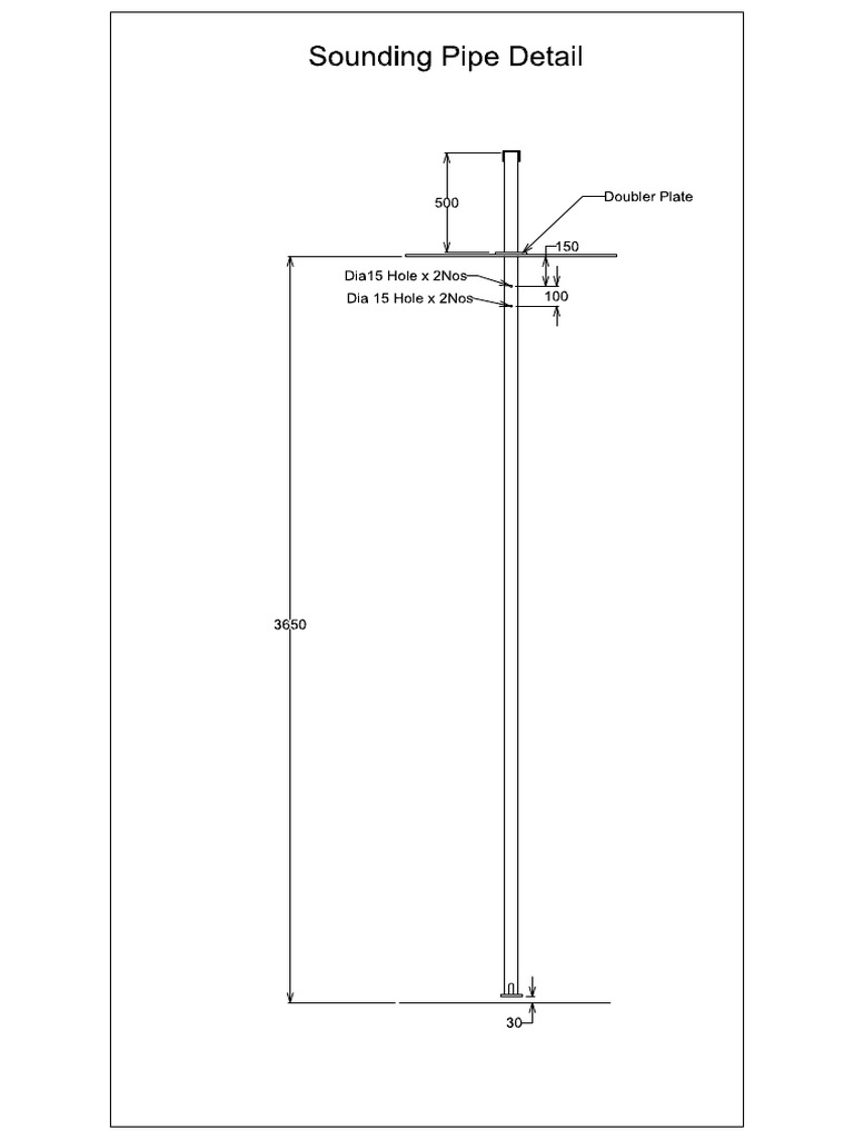Sounding Pipe Detail DWG | PDF