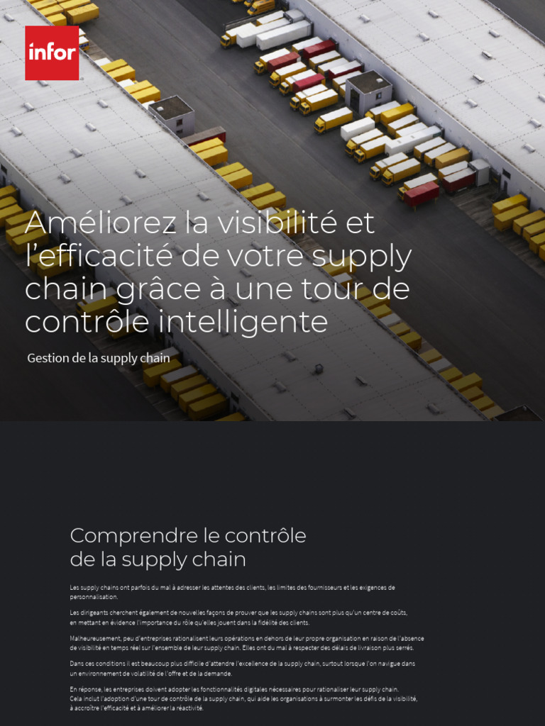Drive Visibility and Efficiency With A Supply Chain Control Tower ...