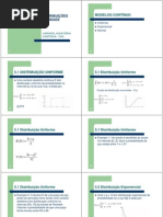 Distribuição de probabilidade da variável aleatória contínua 