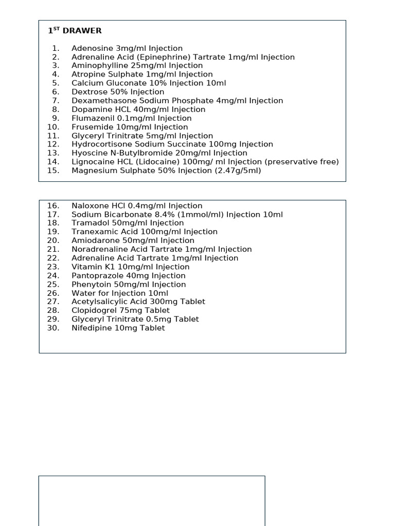 Essential Medical Supplies Inventory | PDF | Intravenous Therapy ...