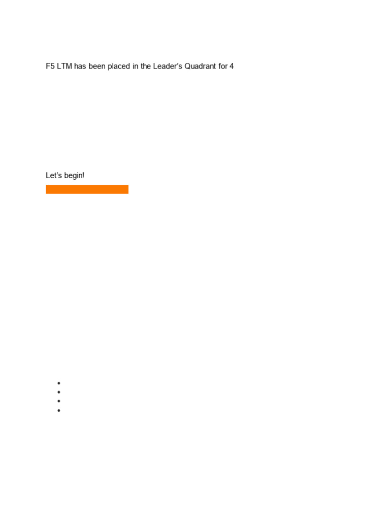 F5 LTM Interview Questions Guide | PDF | Load Balancing (Computing ...