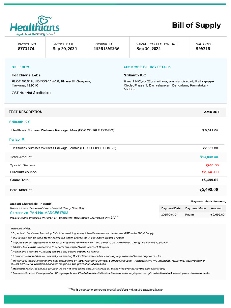 68dba3b926e9930092025030241_self | PDF | Invoice | Payments