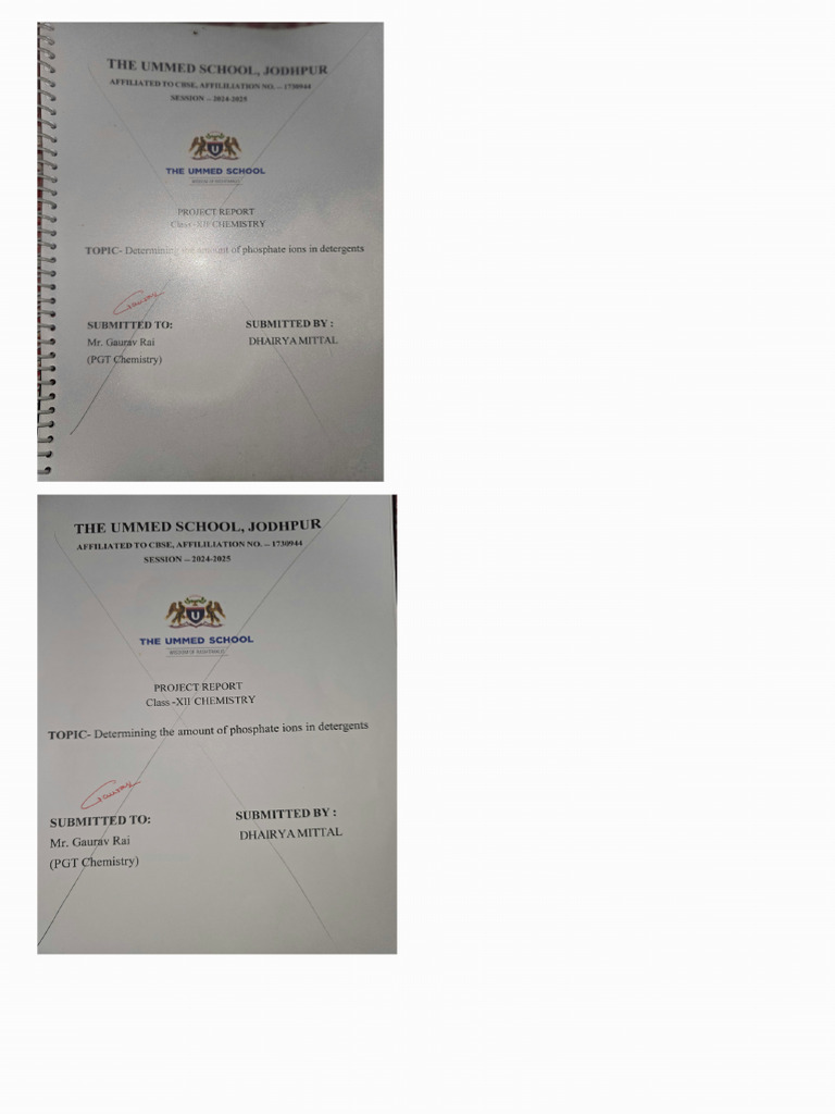 Reference Investigatory Project File Chemistry | PDF
