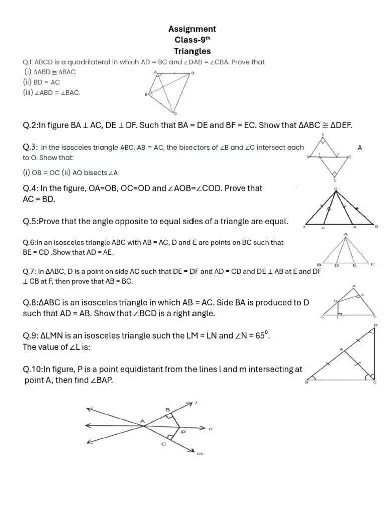 Maths Assignment | PDF