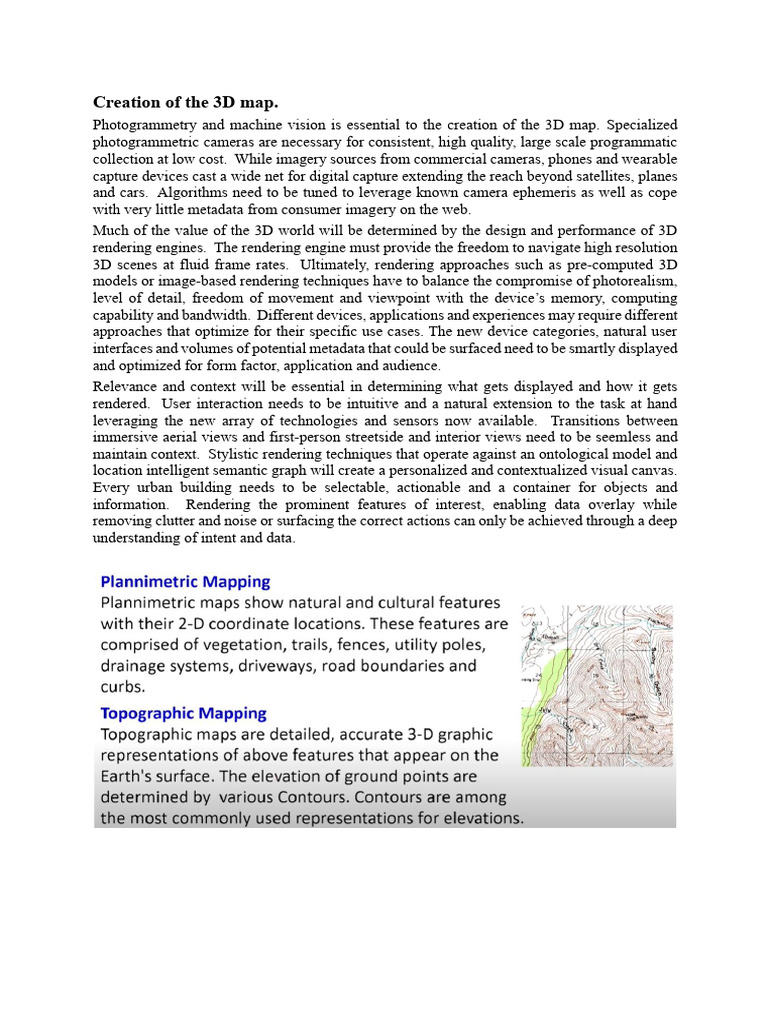 3D Mapping | PDF